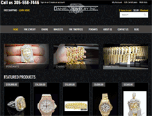 Tablet Screenshot of danieljewelryinc.com